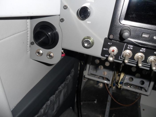 Cabin vent cover installed