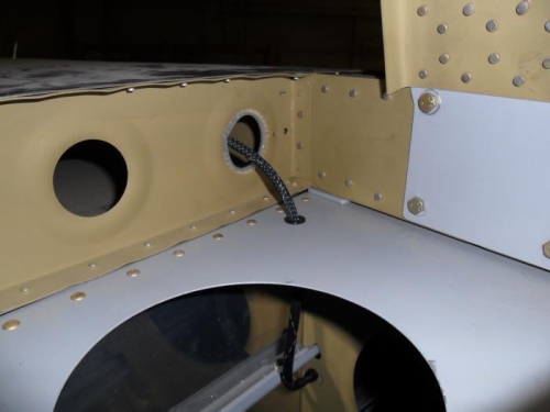 Pitch trim through aft deck and into horizontal stab