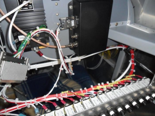 Circuit breaker bundle with Adel clamp for support