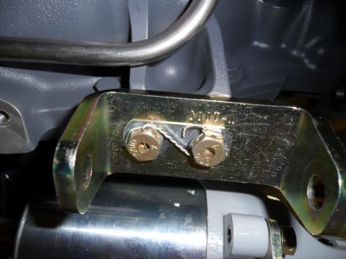 It's been awhile since I practiced my safety wire techniques...