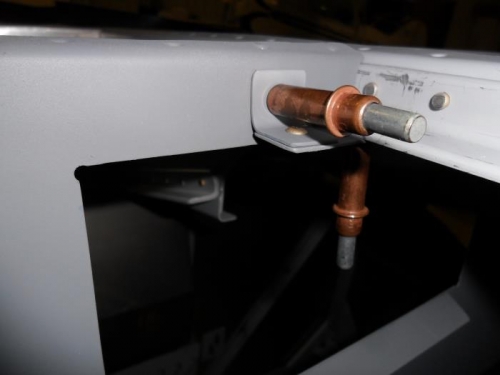 Bracket fabricated and ready to rivet