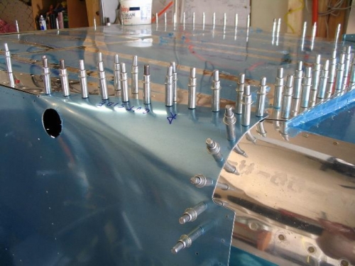 Right skin formed and in place