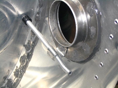 Fuel tank vent detail