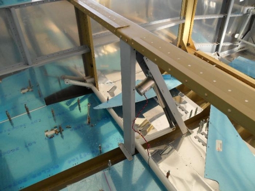 Flap actuator and motor installed