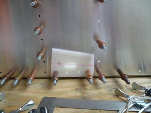Set cable outlet faring.