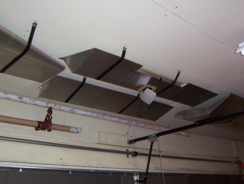 Ailerons hung