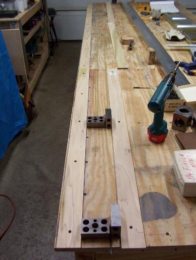 Making fixture to hold part.