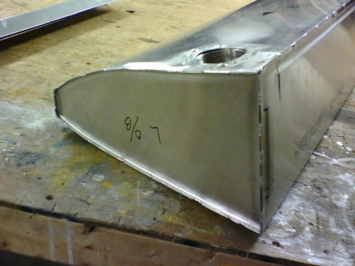 Tack welded