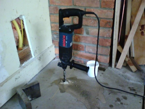 Borrowed Hammer Drill