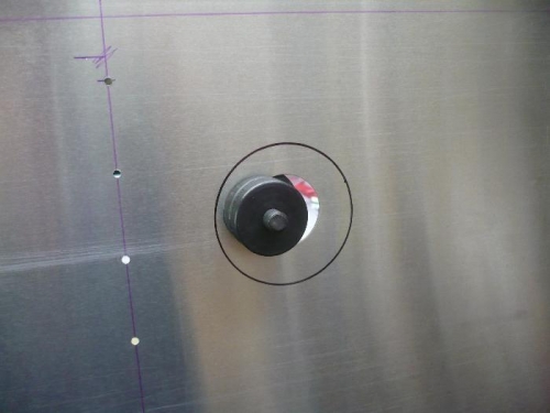 Cut out hole