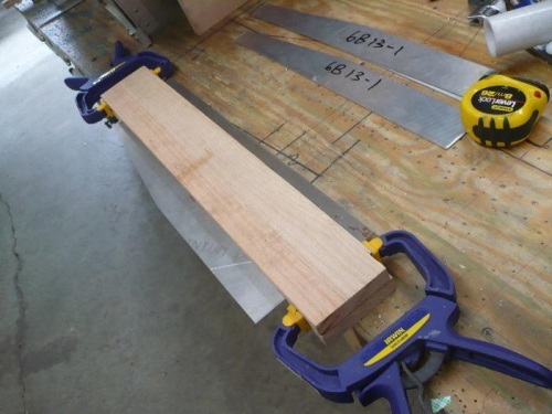 Board are same width, clamp