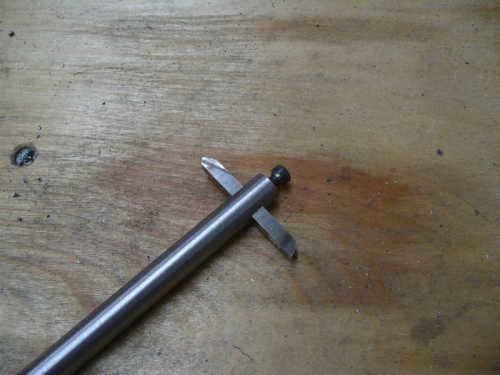 So bit fits through