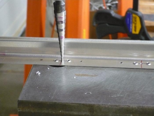 Drill going in four steps