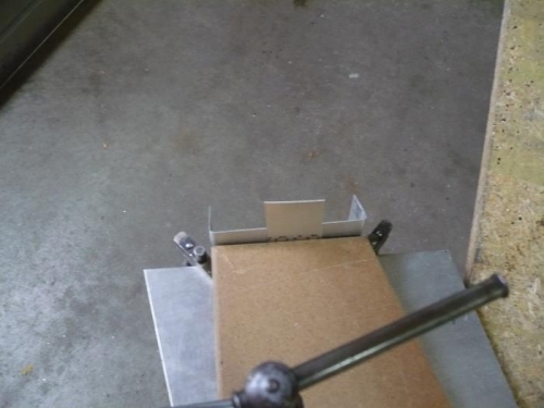 rear spar end w/shims