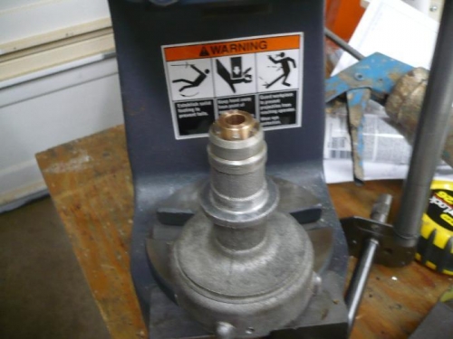 Bushing pressed in