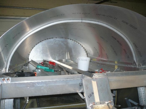 Rear forward tube positioned