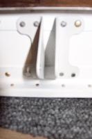 Interference with rivet on spar-skin to rudder bracket