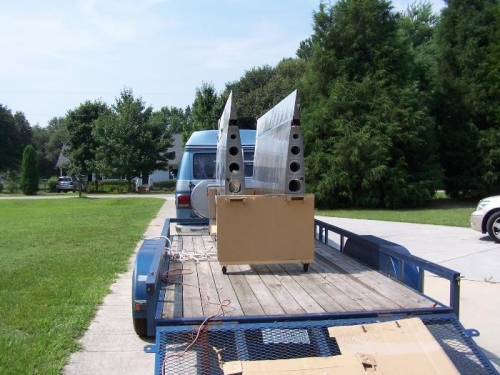 Step one, they're on the trailer