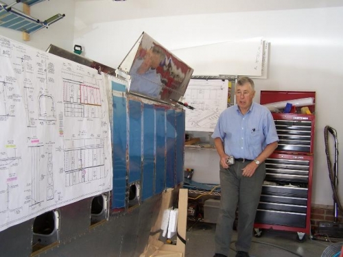 Jack admiring his work