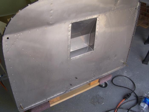 Installed recessed panel