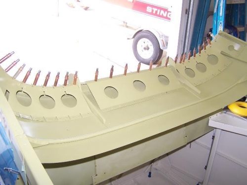 Installing stiffeners