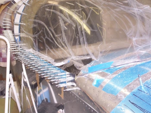 Installing side skirt