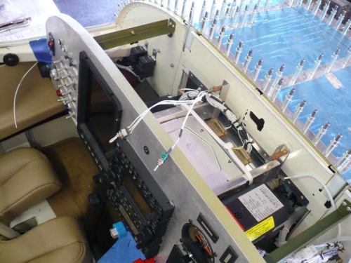 Drilled panel for switches