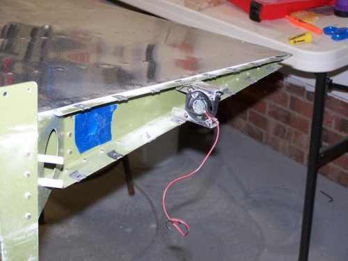 cooling fan for white LED's