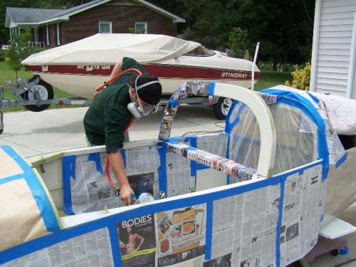 Taped out and shooting floor