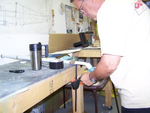 Cleaning up gear legs