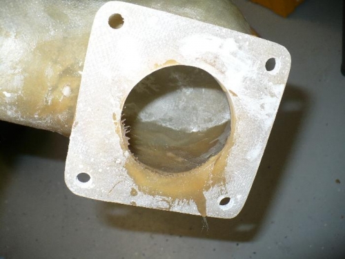 Fiberglassed out lip