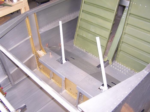 Control sticks in place