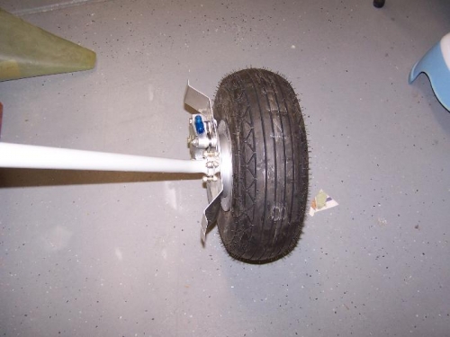 Left wheel ready for primer