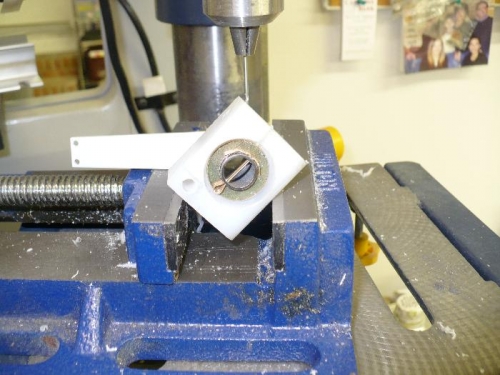 Pivot arm cotter key