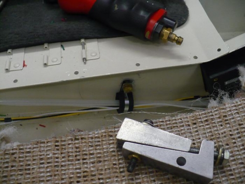 Pem nut tool and one of clamps