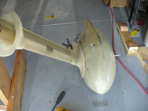 Van's fiberglas faring