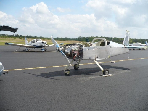 The bird is ready to be towed