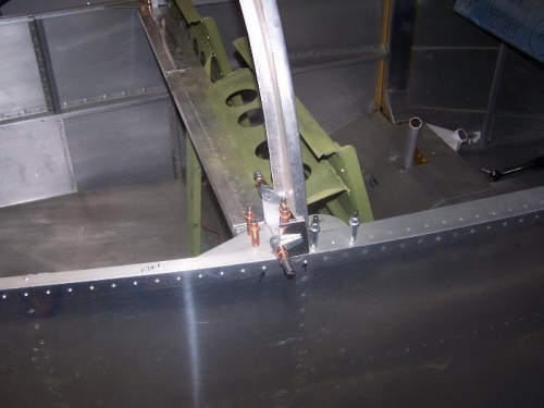 Temporary fit up after cutting excess