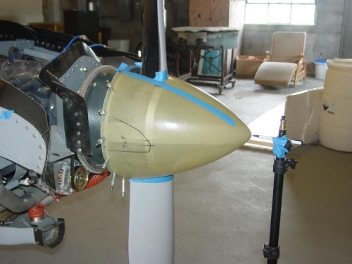 Makeing sure the spinner was seated and not out of round.