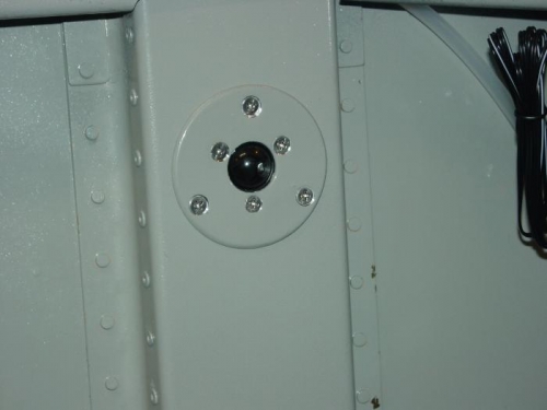 Mounted the light to the center brace.