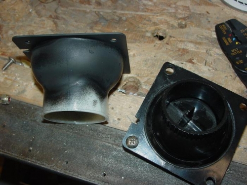 Painted vthe back half of the vent to match the front.