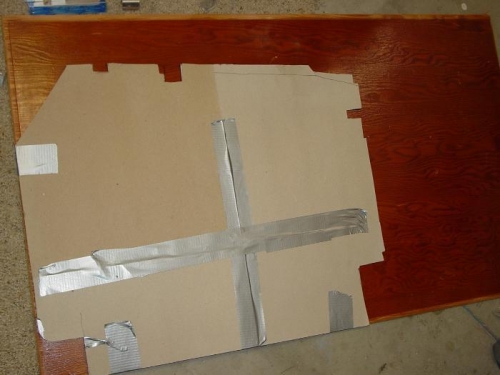 Here is the timplit I made for the floor.