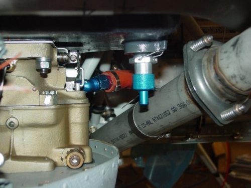 Installed the quick oil drain.