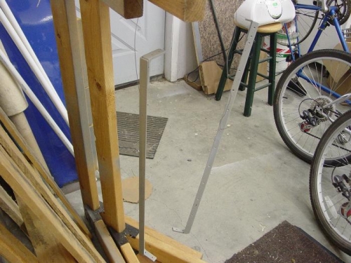 Here are the painted armrest reinforcemant parts.