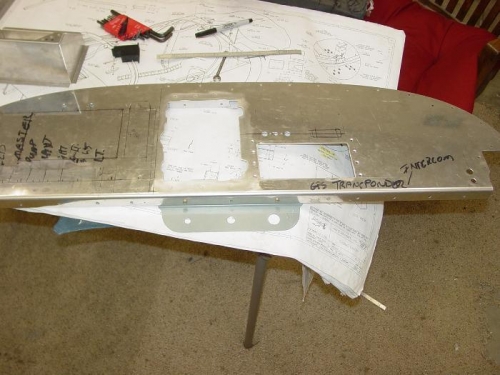 Here is the instrument panel befor I started cutting on it.