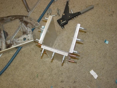 Started making the glove box.