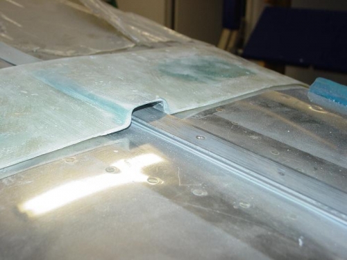 Here is the final fit with the low spots filled in.