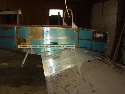 Here I am checking the incidence on the right wing.