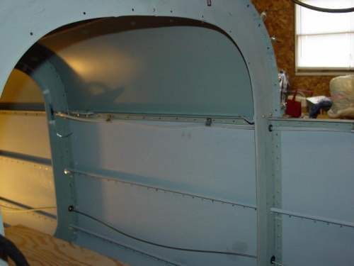 Here is the static line running through the clips I made.