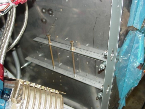 Brackets for the oil cooler to bolt on to.